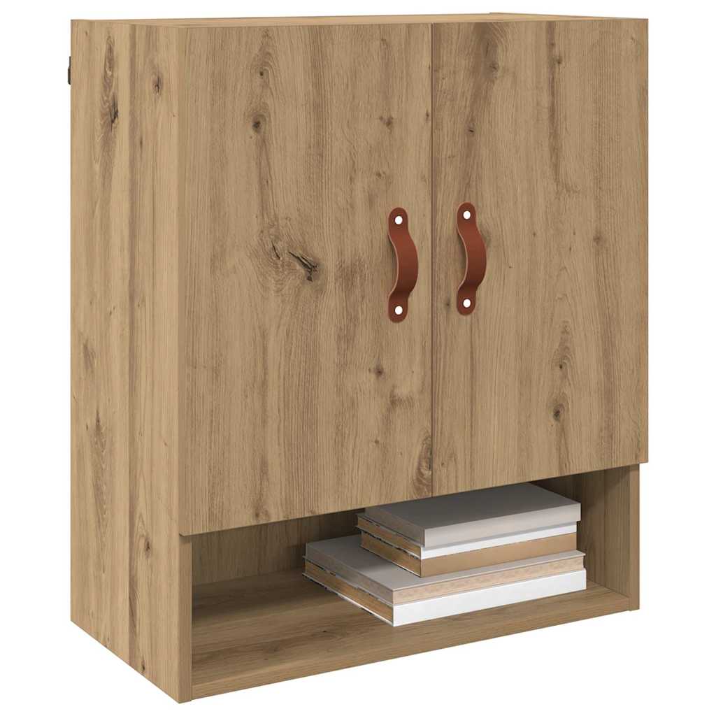 Veggskap 60 x 31 x 70 cm Konstruert tre artisan eik