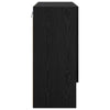 Veggskap Veggmontert Svart eik 60 x 31 x 70 cm Konstruert tre