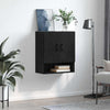 Veggskap Veggmontert Svart eik 60 x 31 x 70 cm Konstruert tre