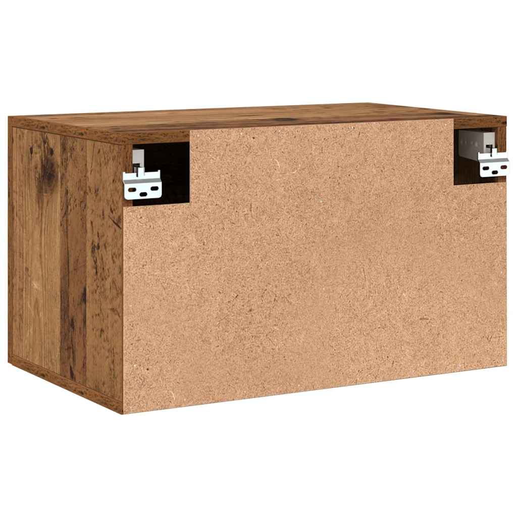 Vegghengt skap Gammelt tre 60 x 36,5 x 35 cm Konstruert tre