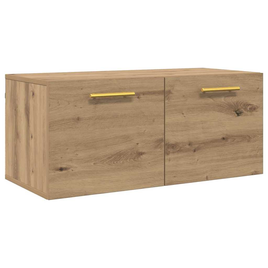 Veggskap artisan eik 80 x 36.5 x 35 cm Konstruert tre