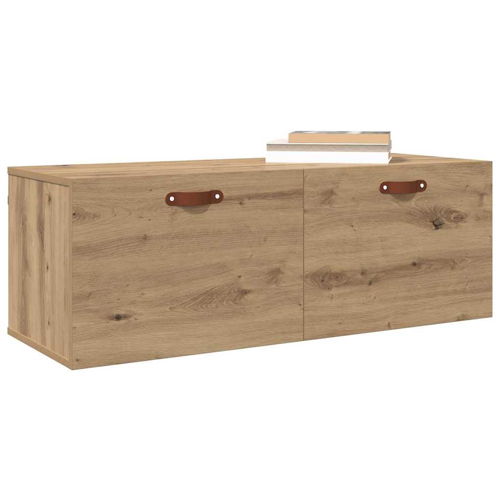 Vegghengt skap Artisan Eik 100 x 36,5 x 35 cm Konstruert tre