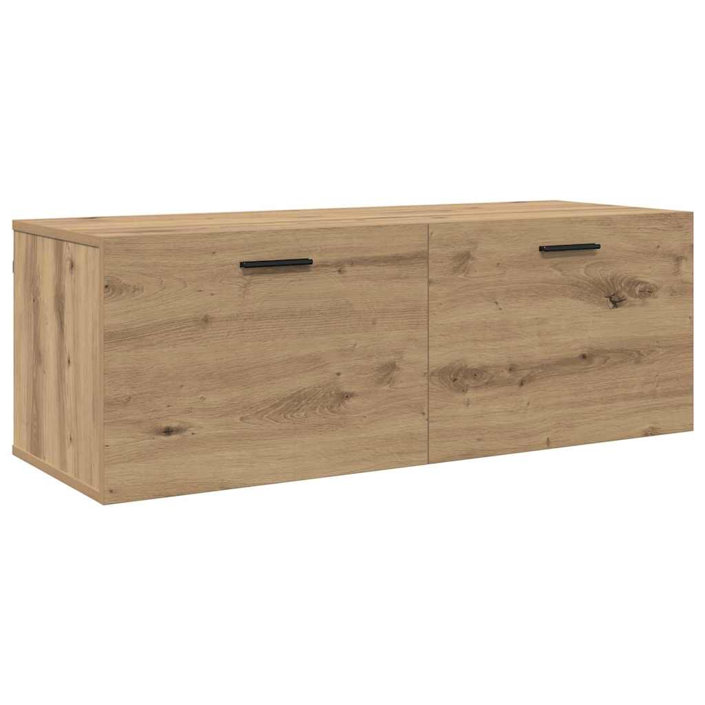 Vegghengt skap 100 x 36,5 x 35 cm Konstruert tre Artisan Eik