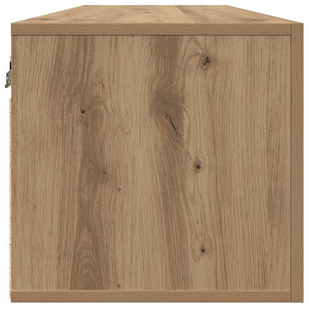 Vegghengt skap 100 x 36,5 x 35 cm Konstruert tre Artisan Eik