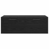 Veggskap Svart eik 100 x 36.5 x 35 cm Konstruert tre