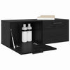 Veggskap Svart eik 100 x 36.5 x 35 cm Konstruert tre