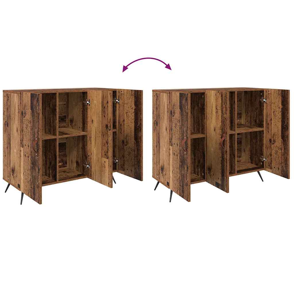 Serviesskap Gammelt tre 89,5 x 34 x 80 cm Konstruert tre