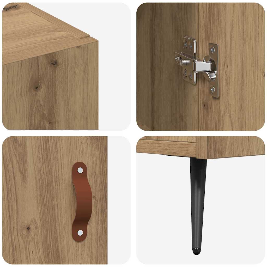 Serviesskap Artisan Eik 89,5 x 34 x 80 cm Konstruert tre