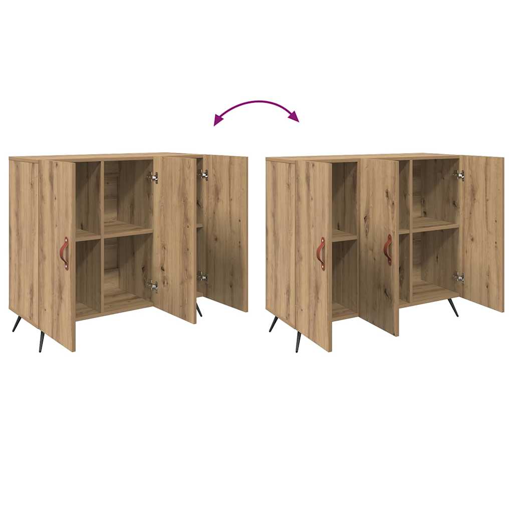 Serviesskap Artisan Eik 89,5 x 34 x 80 cm Konstruert tre