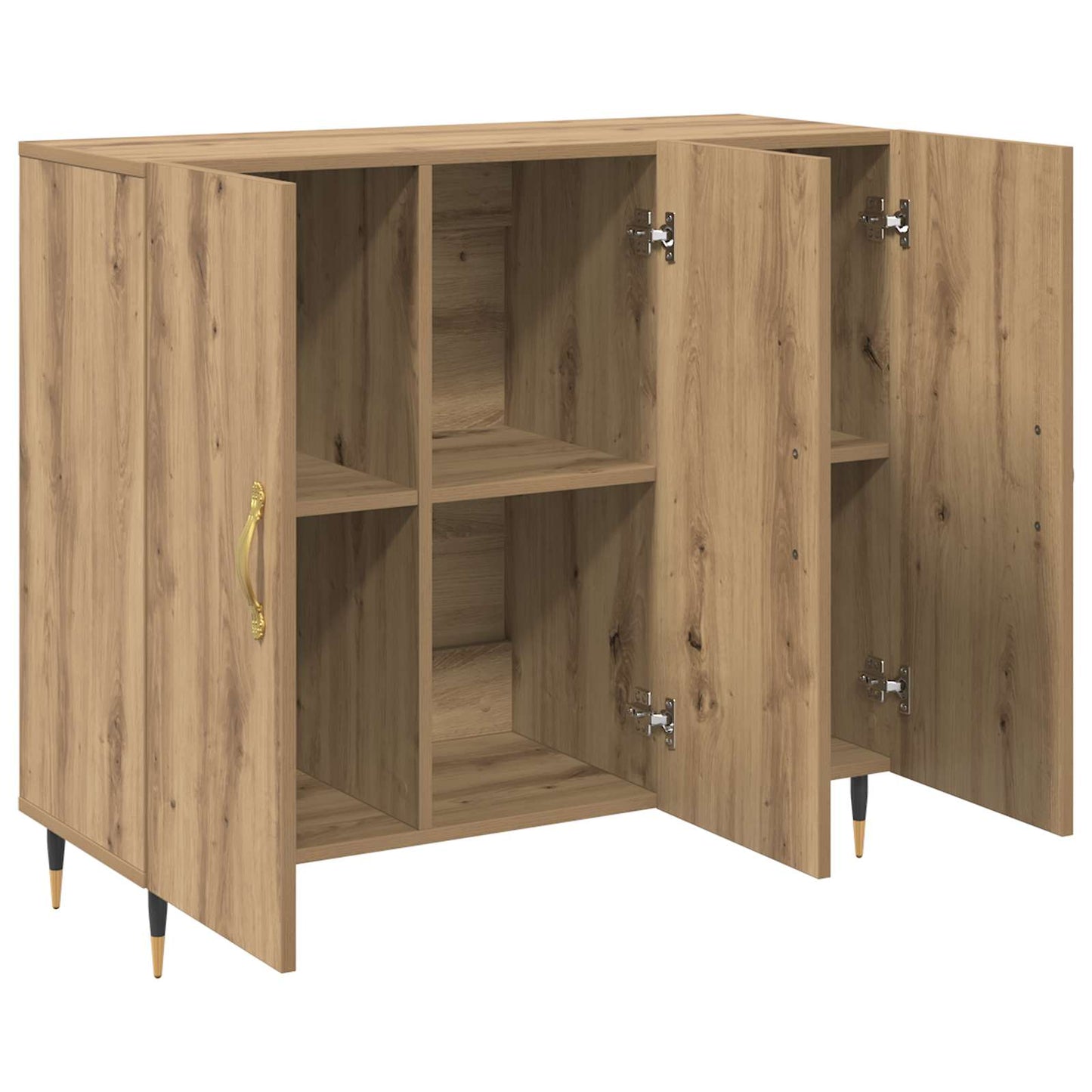 Serviesskap Artisan Eik 90 x 34 x 80 cm Konstruert tre