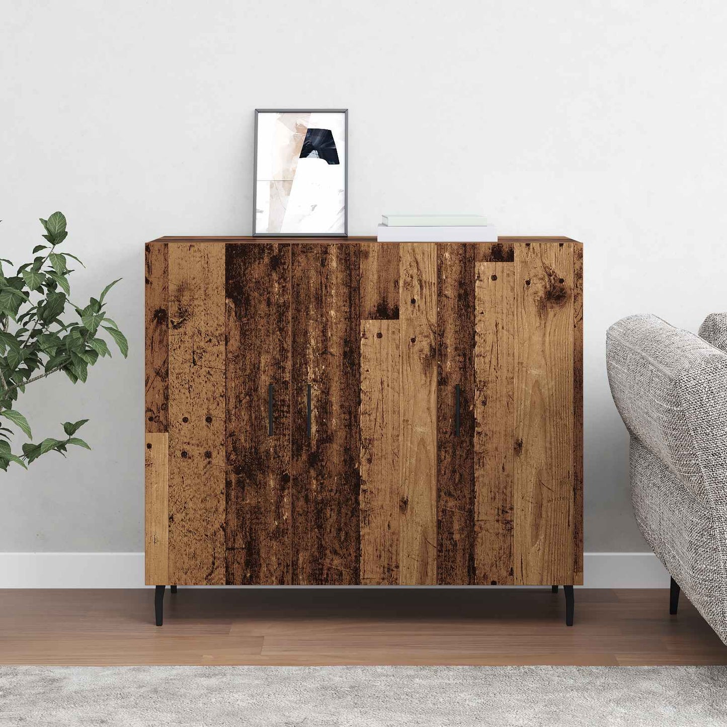 Serviesskap Gammelt tre 90 x 34 x 80 cm Konstruert tre