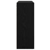 Veggskap Veggmontert Svart eik 69.5 x 34 x 90 cm Konstruert tre