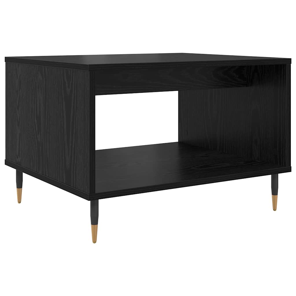 Kaffebord Svart eik 60 x 50 x 40 cm Konstruert tre