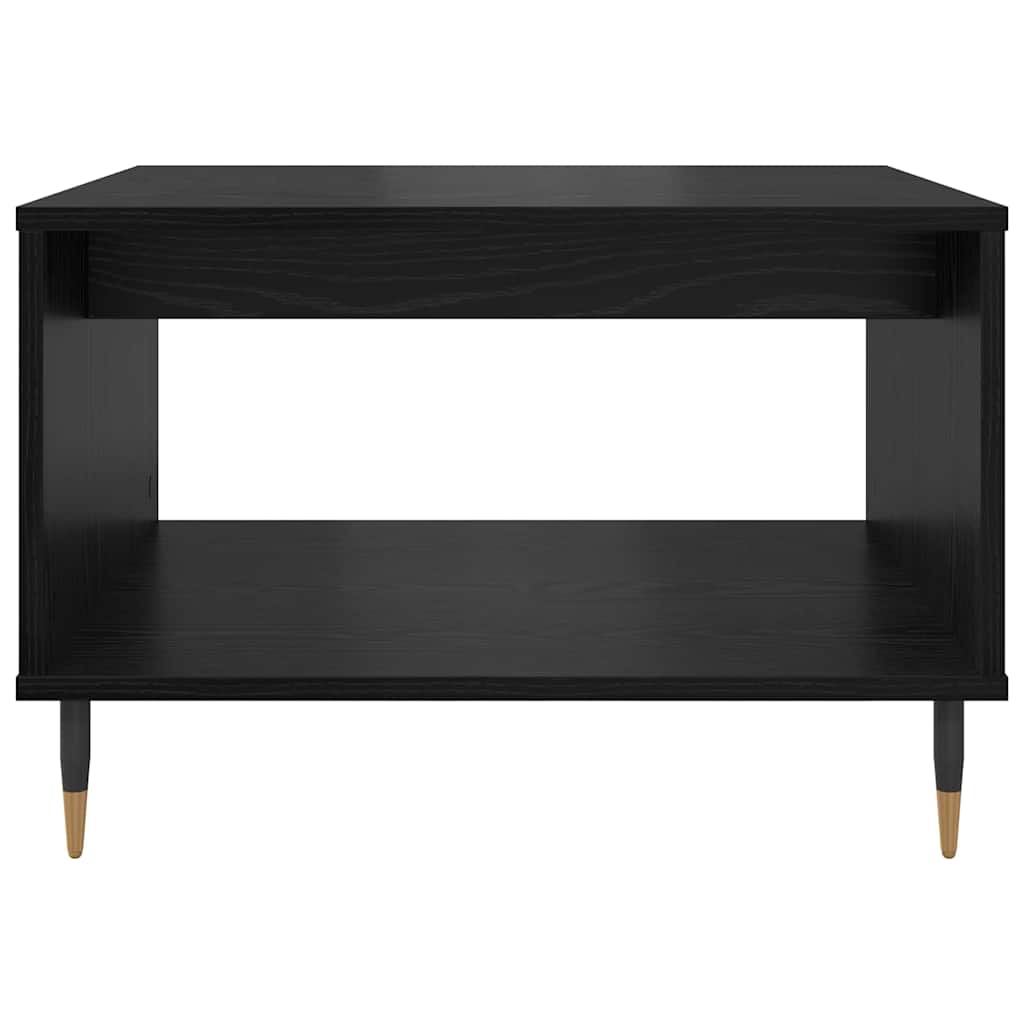 Kaffebord Svart eik 60 x 50 x 40 cm Konstruert tre
