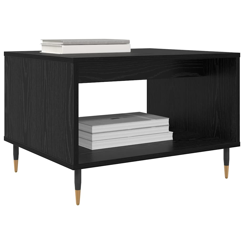 Kaffebord Svart eik 60 x 50 x 40 cm Konstruert tre