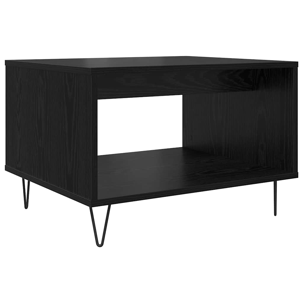 Kaffebord Svart eik 60 x 50 x 40 cm Konstruert tre