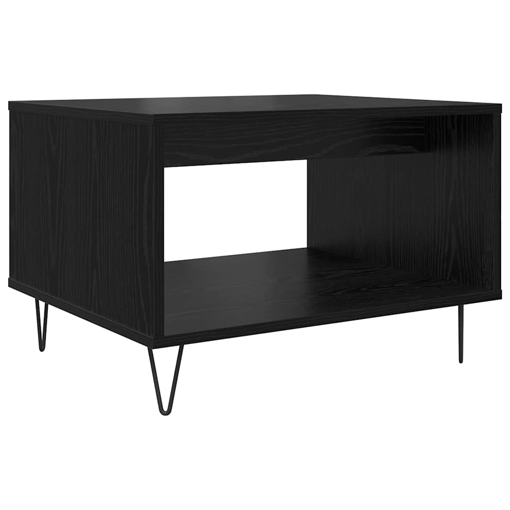 Kaffebord Svart eik 60 x 50 x 40 cm Konstruert tre