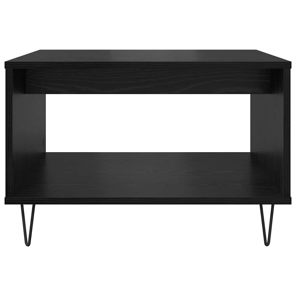 Kaffebord Svart eik 60 x 50 x 40 cm Konstruert tre