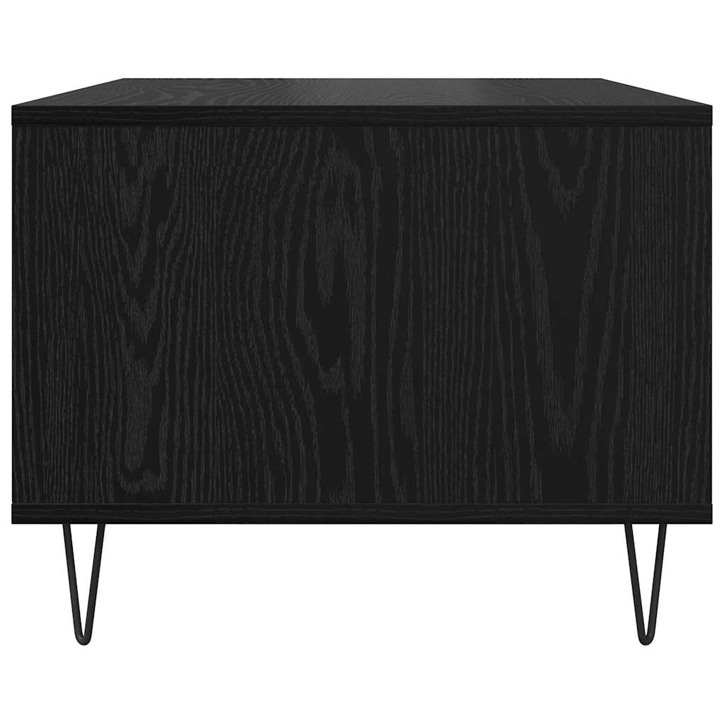 Kaffebord Svart eik 60 x 50 x 40 cm Konstruert tre