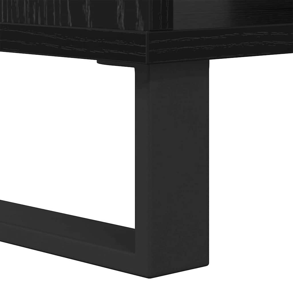 Kaffebord Svart eik 60 x 50 x 40 cm Konstruert tre