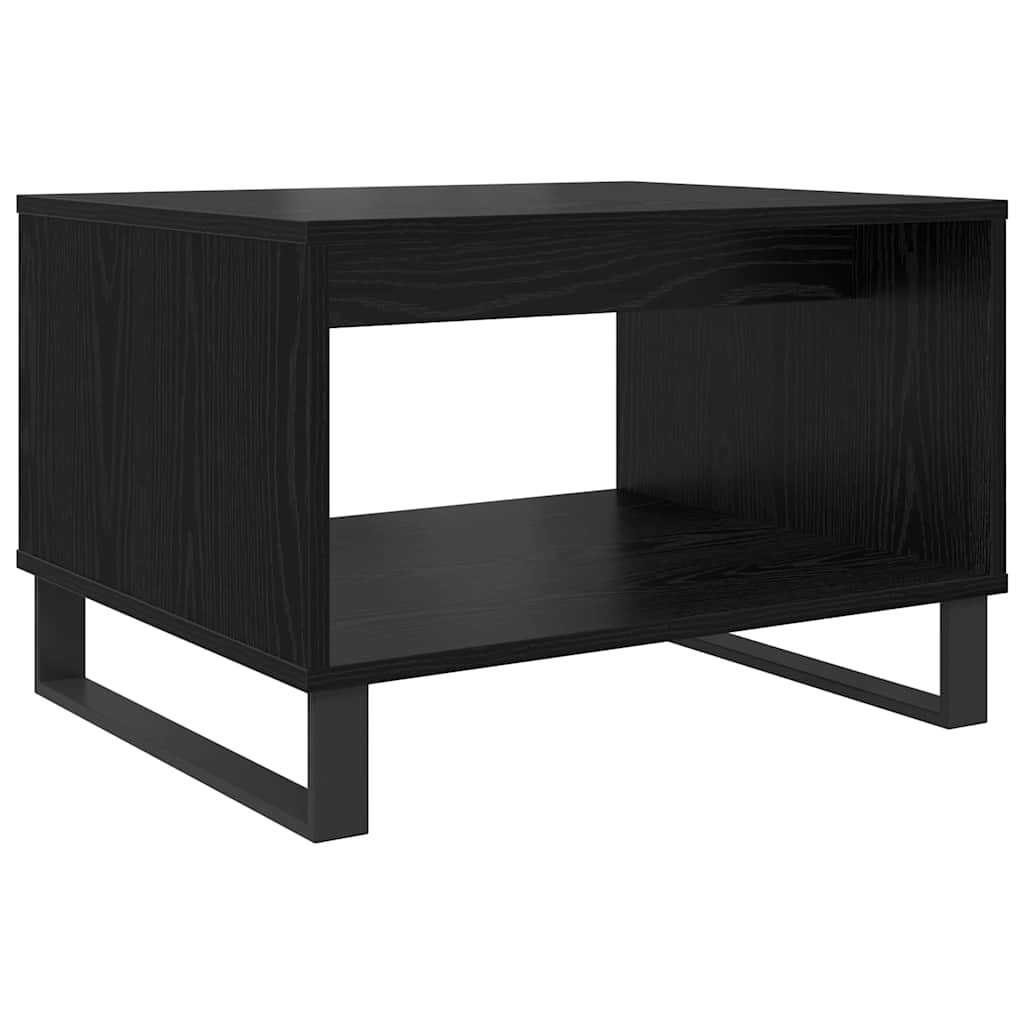 Kaffebord Svart eik 60 x 50 x 40 cm Konstruert tre