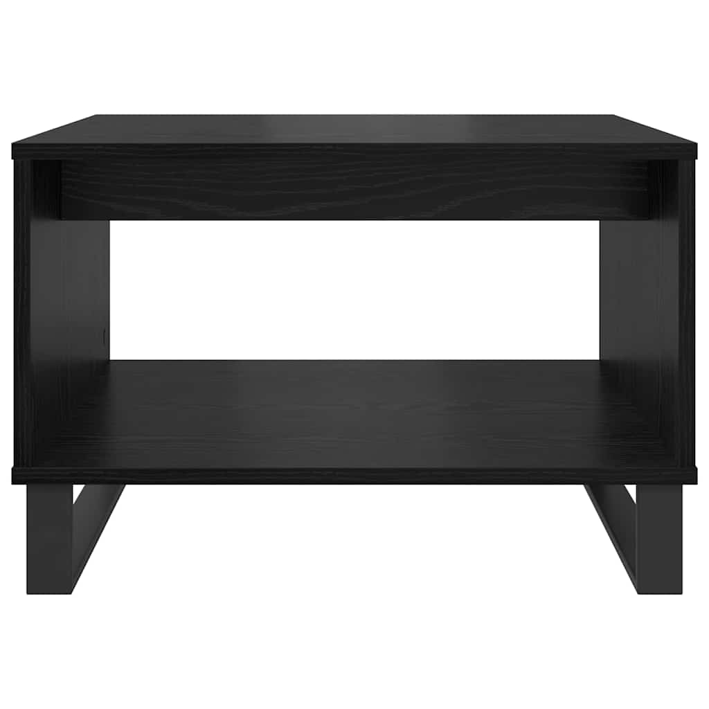 Kaffebord Svart eik 60 x 50 x 40 cm Konstruert tre