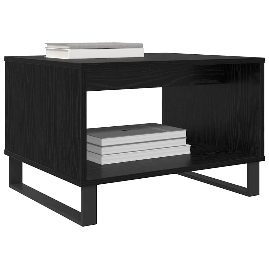Kaffebord Svart eik 60 x 50 x 40 cm Konstruert tre