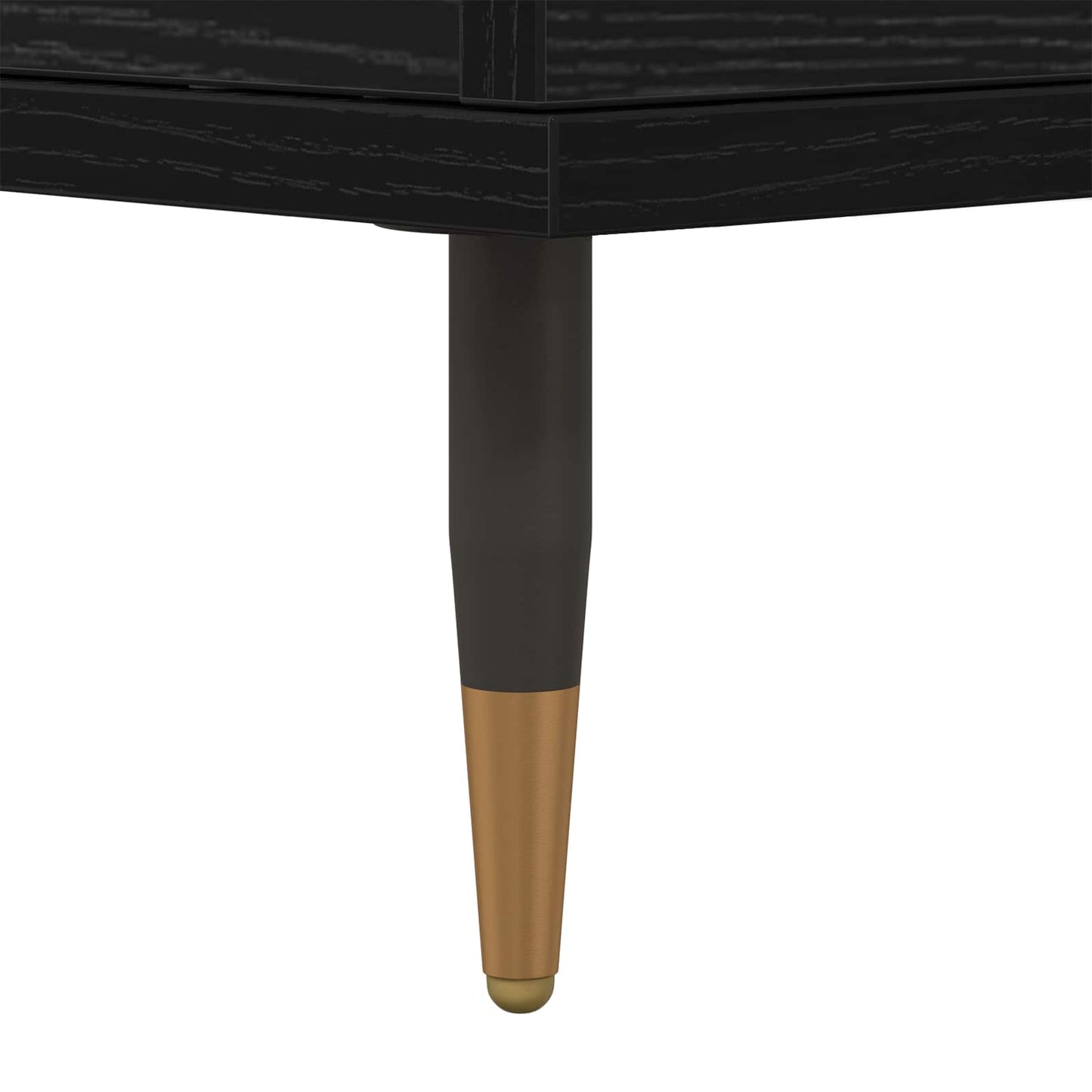 Høyskap Svart 60 x 36 x 110 cm Konstruert tre