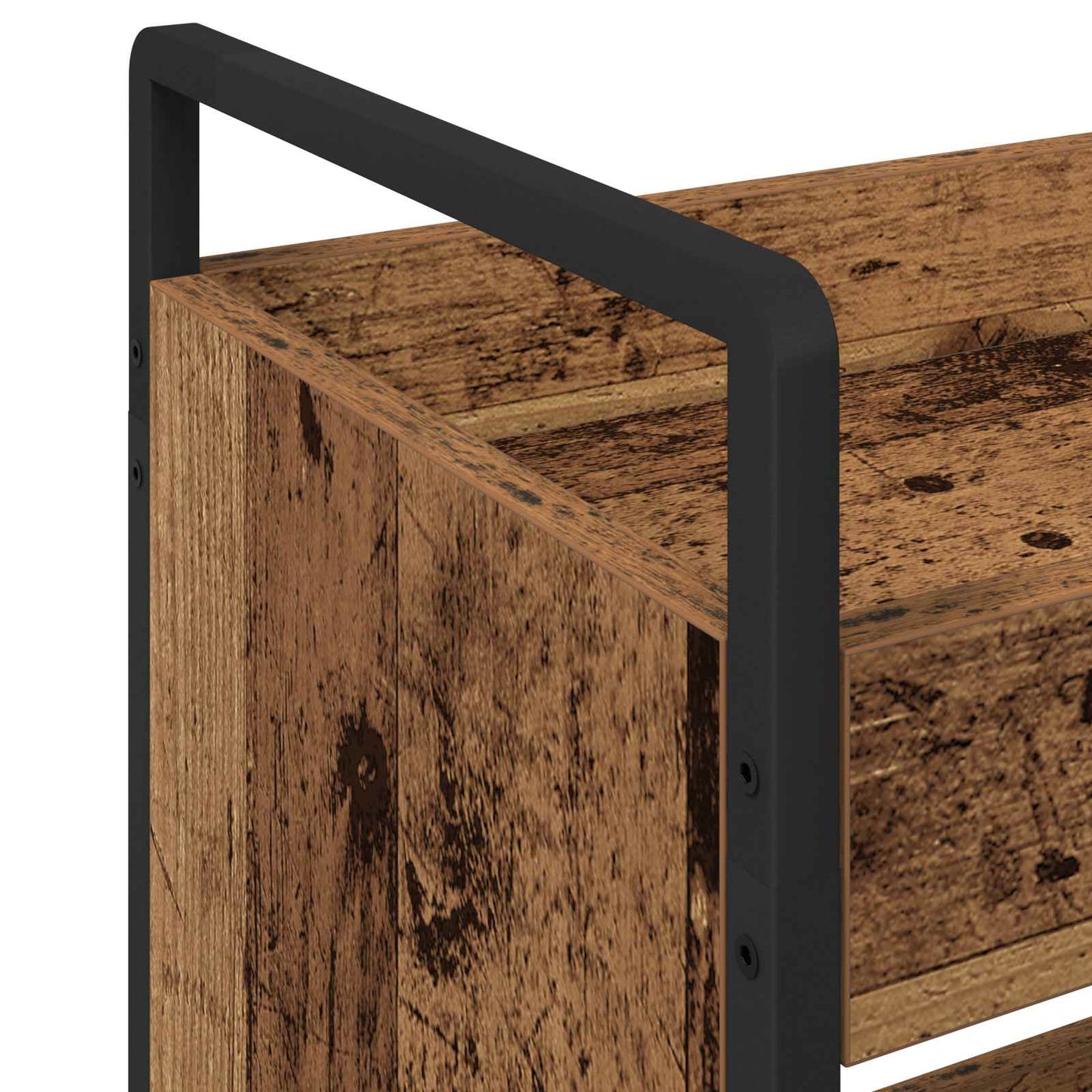 Kjøkkenvogn Gammelt tre 70 x 30 x 82 cm Konstruert tre