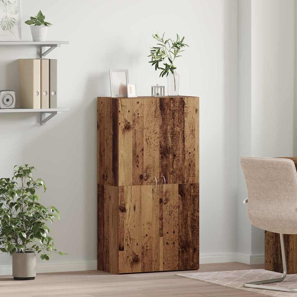 Kontorskap Gammelt tre 60 x 32 x 115 cm Konstruert tre