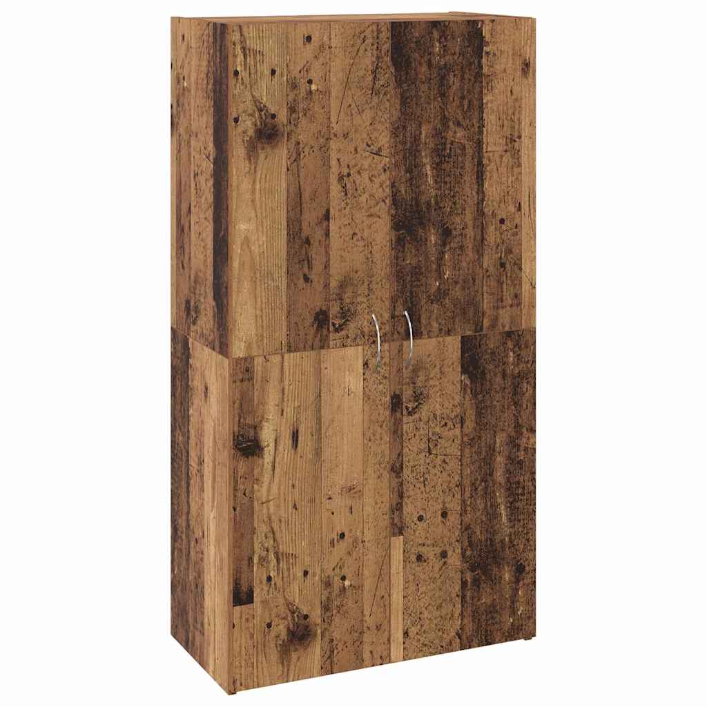 Kontorskap Gammelt tre 60 x 32 x 115 cm Konstruert tre