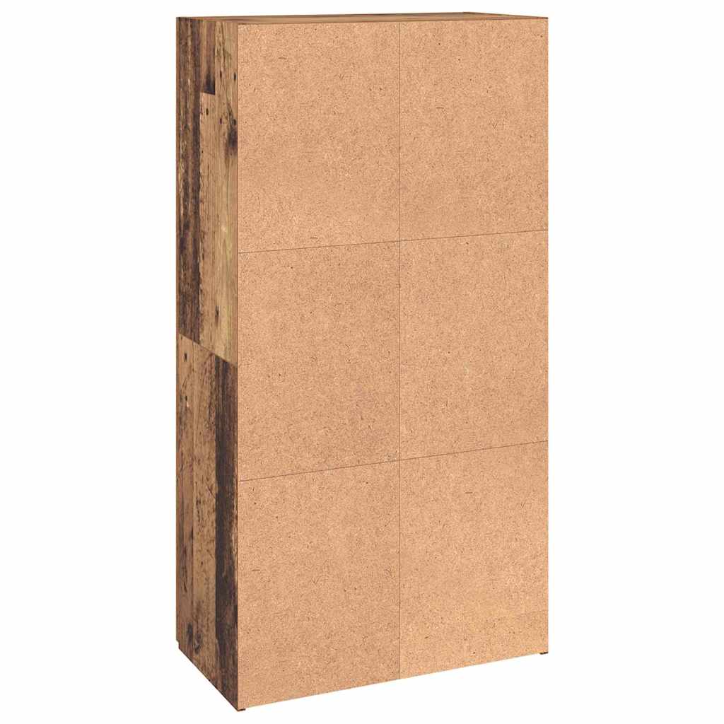 Kontorskap Gammelt tre 60 x 32 x 115 cm Konstruert tre