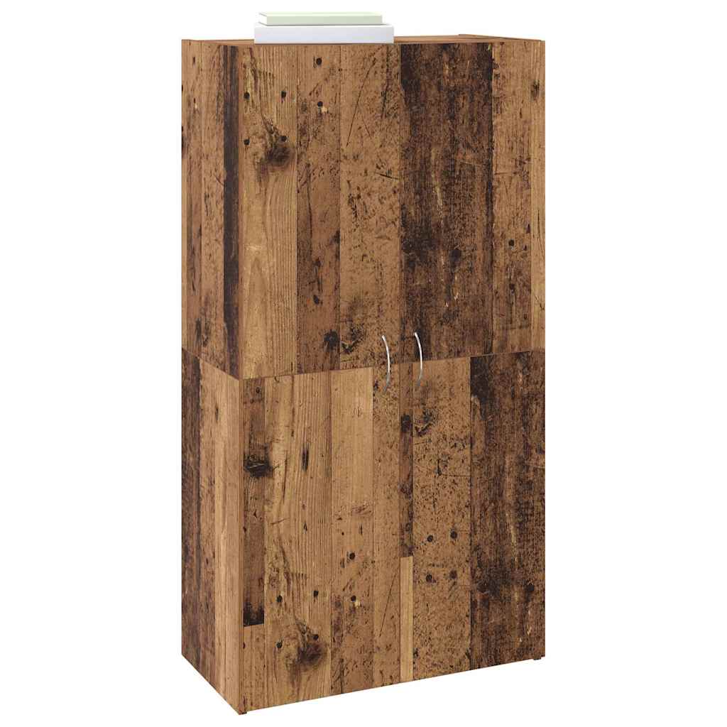 Kontorskap Gammelt tre 60 x 32 x 115 cm Konstruert tre