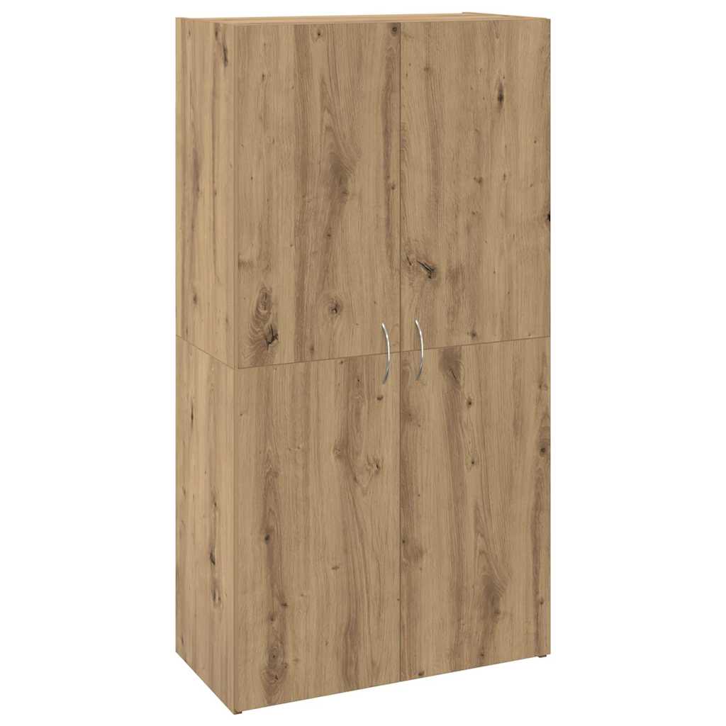 Kontorskap med dør Gammelt tre 60 x 32 x 115 cm Konstruert tre vidaXL