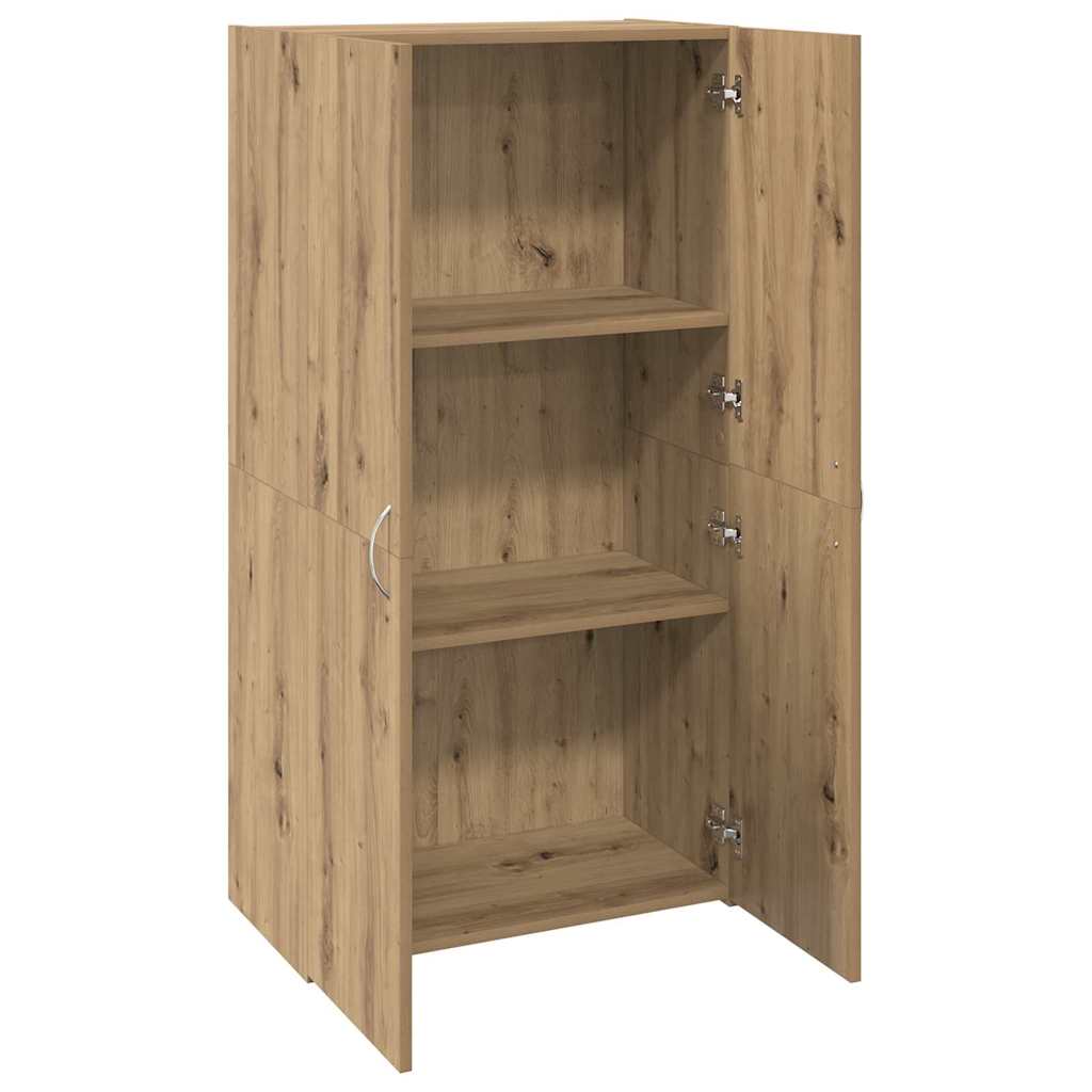 Kontorskap med dør Gammelt tre 60 x 32 x 115 cm Konstruert tre vidaXL