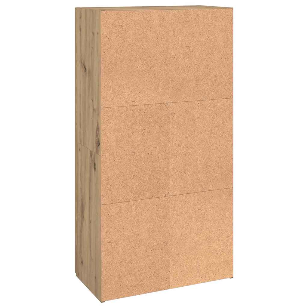 Kontorskap med dør Gammelt tre 60 x 32 x 115 cm Konstruert tre vidaXL
