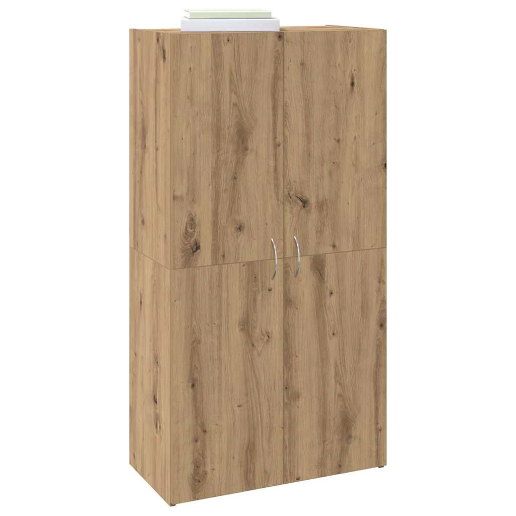 Kontorskap med dør Gammelt tre 60 x 32 x 115 cm Konstruert tre vidaXL