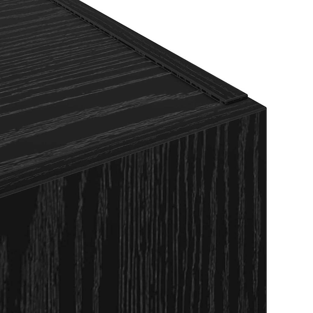 Kontorskap Svart eik 60 x 32 x 115 cm Konstruert tre