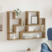 Vegghylle Veggmontert Artisan Eik 96 x 12 x 64 cm