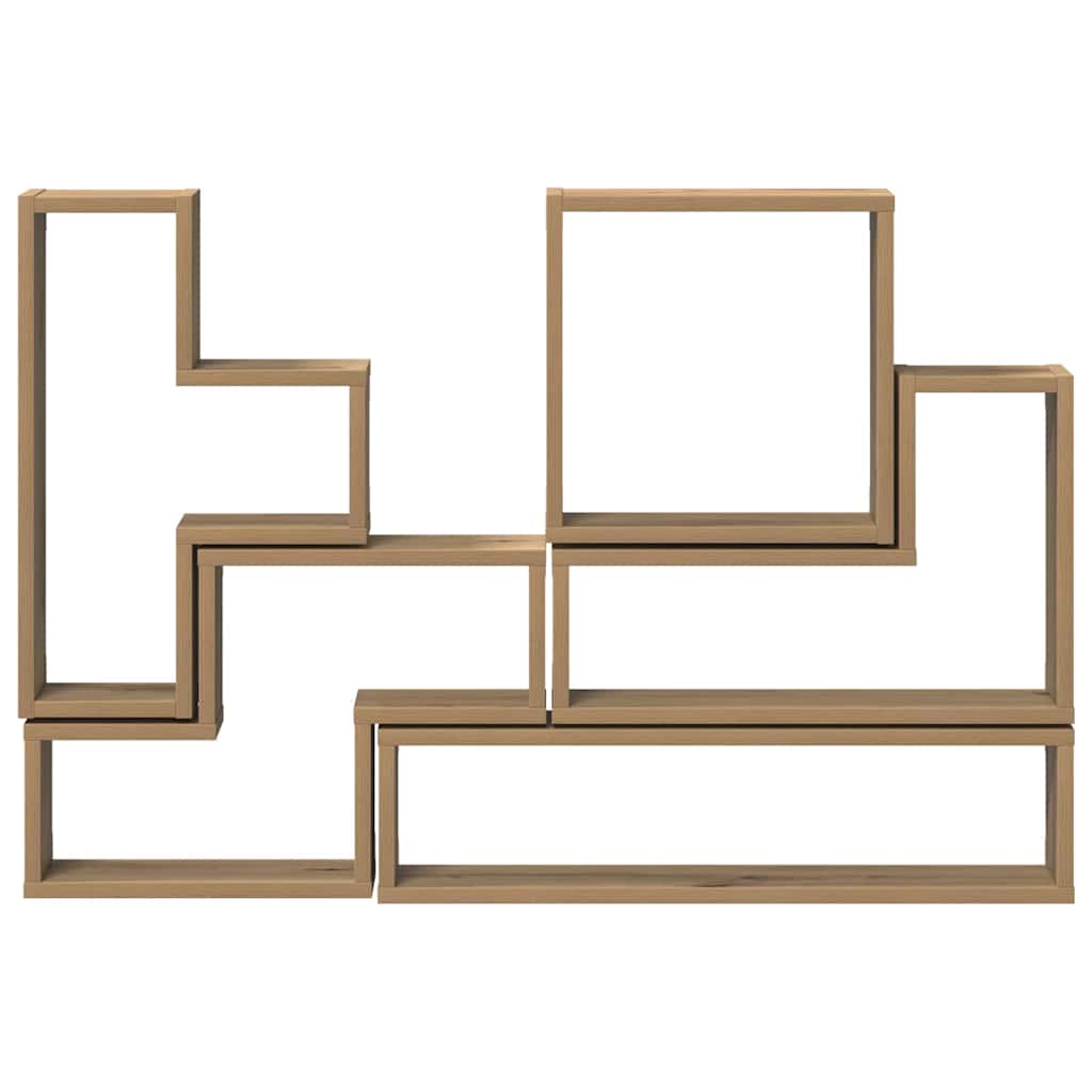 Vegghylle Veggmontert Artisan Eik 96 x 12 x 64 cm