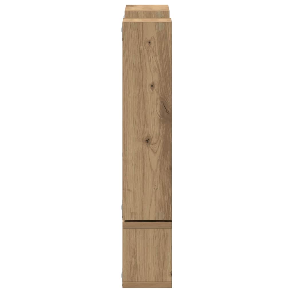 Veggboks med hylle artisan eik 96 x 12 x 64 cm Konstruert tre