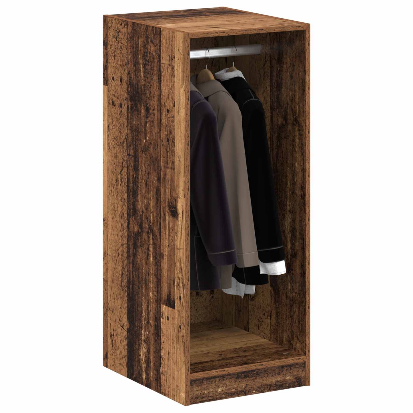 Garderobeskap med hylle Gammelt tre 41 x 48 x 102 cm