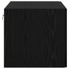 Veggskap Veggmontert Svart eik 50 x 42.5 x 40 cm Konstruert tre