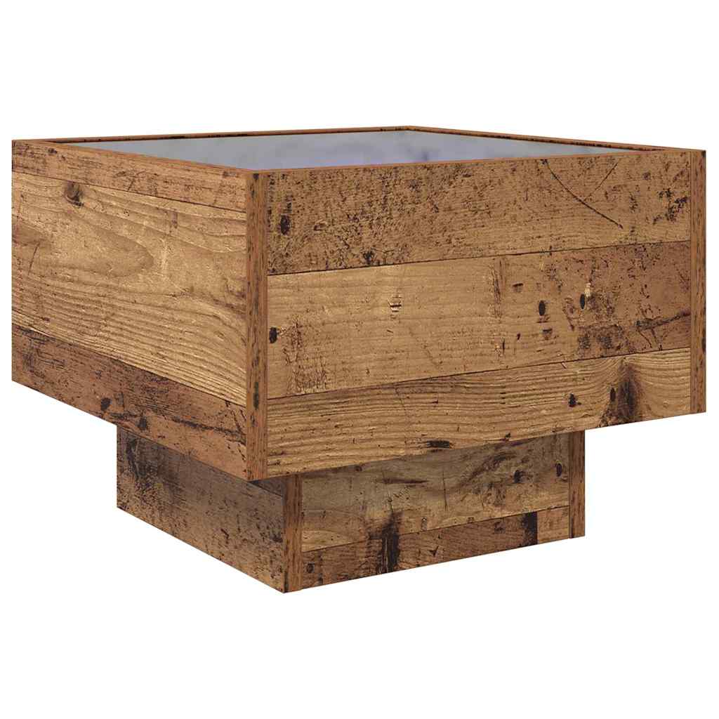 Kaffebord Gammelt tre 40 x 40 x 30 cm Konstruert tre