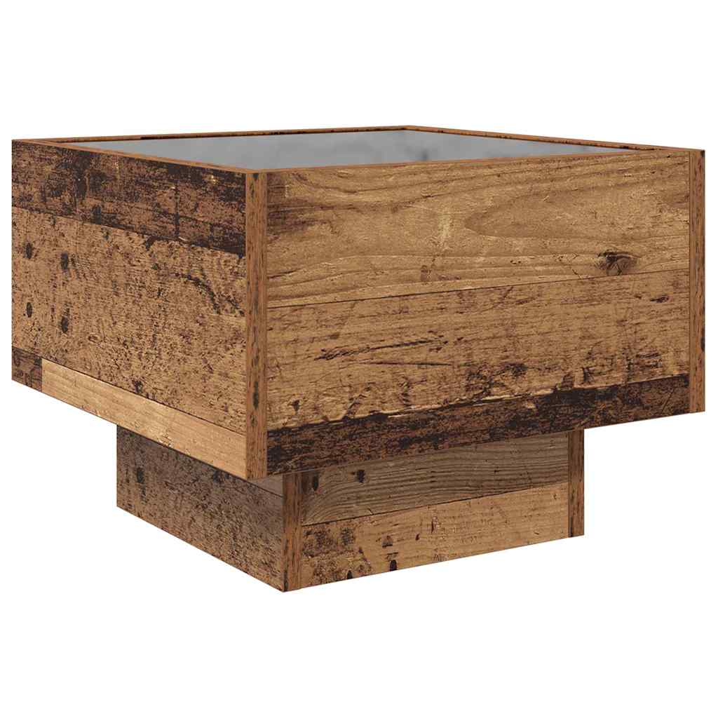Kaffebord Gammelt tre 40 x 40 x 30 cm Konstruert tre