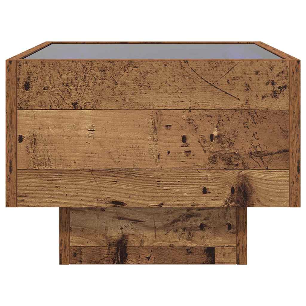 Kaffebord Gammelt tre 40 x 40 x 30 cm Konstruert tre