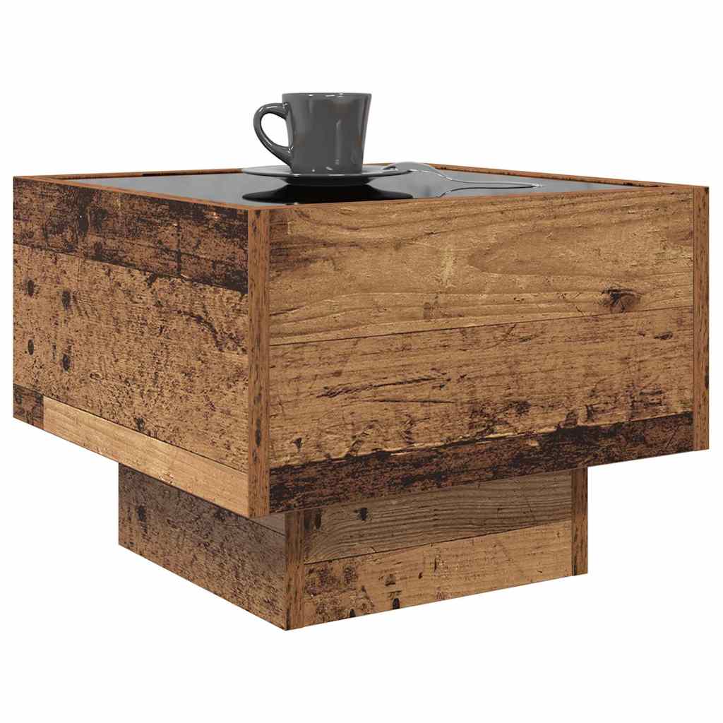 Kaffebord Gammelt tre 40 x 40 x 30 cm Konstruert tre