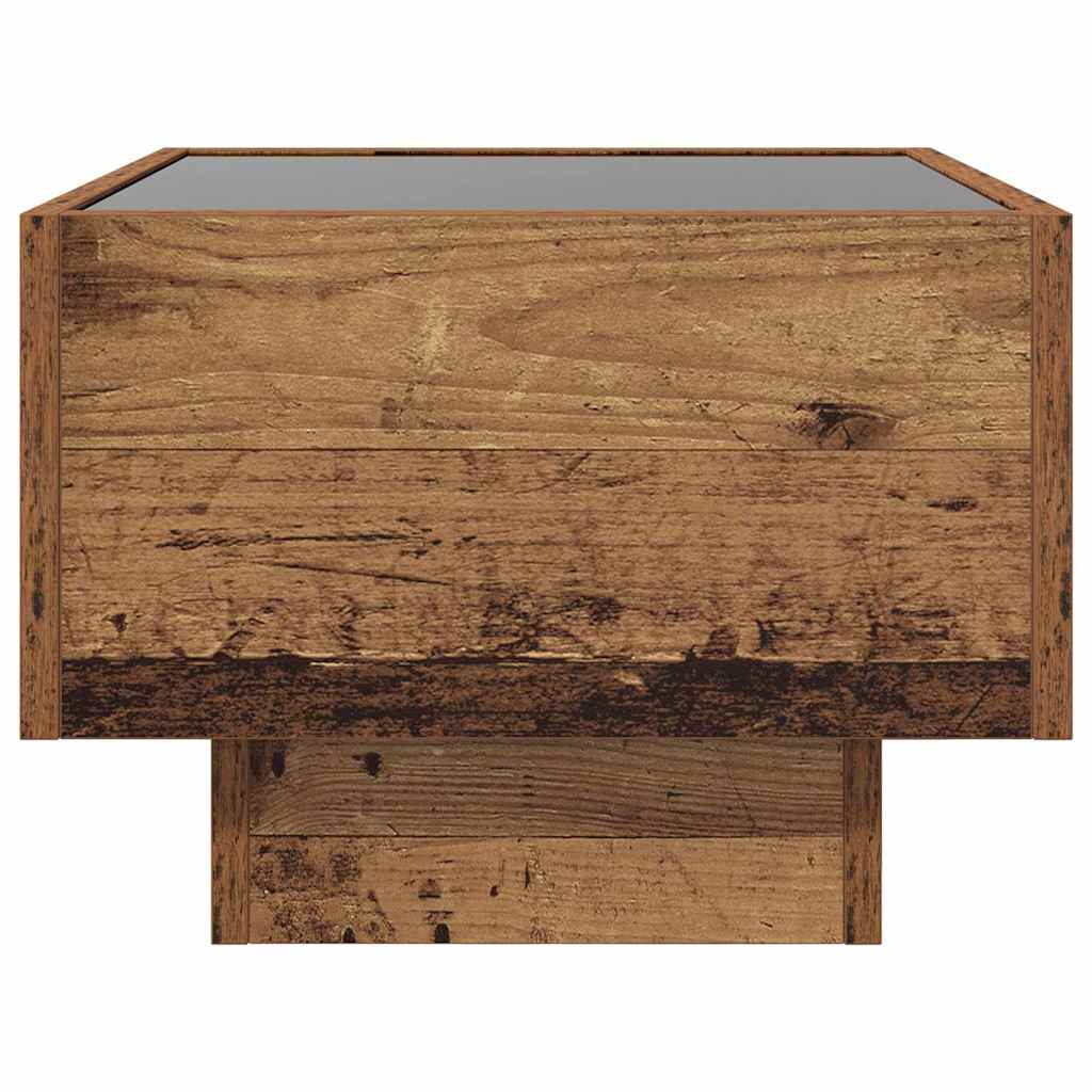 Kaffebord Gammelt tre 40 x 40 x 30 cm Konstruert tre