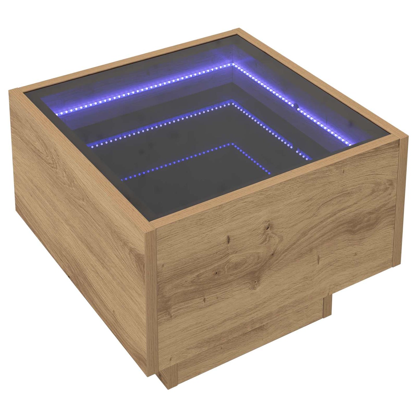 Kaffebord artisan eik 40 x 40 x 30 cm Konstruert tre