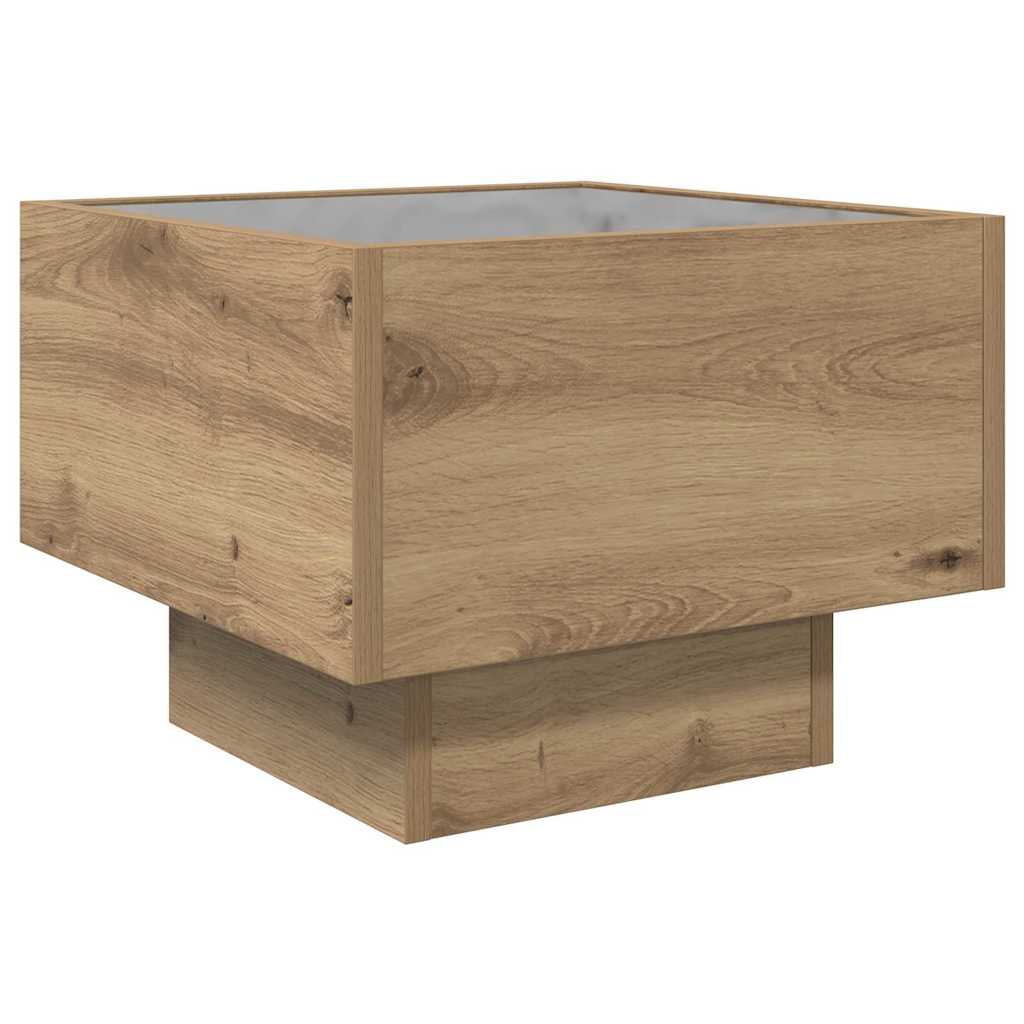 Kaffebord artisan eik 40 x 40 x 30 cm Konstruert tre